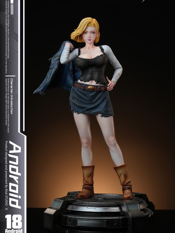 MUK Studio Dragon Ball Android 18 Femme Fatale Hot Sexy 1/4 Statue